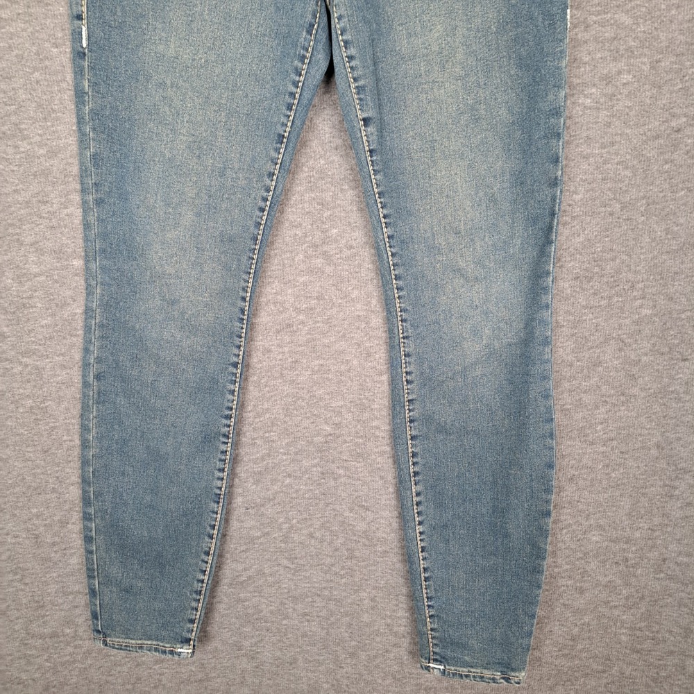 True Religion Jennie Curvy Jeans Womens 28 Blue Mid Rise Super Skinny Stretch - Picture 5 of 14